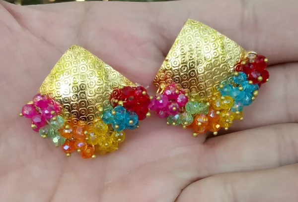 Multi Azure Bloom Studs